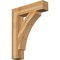 Ekena Millwork Thorton Block Rough Sawn Bracket, Western Red Cedar, 6"W x 28"D x 36"H BKT06X28X36THR05RWR - alternate 1
